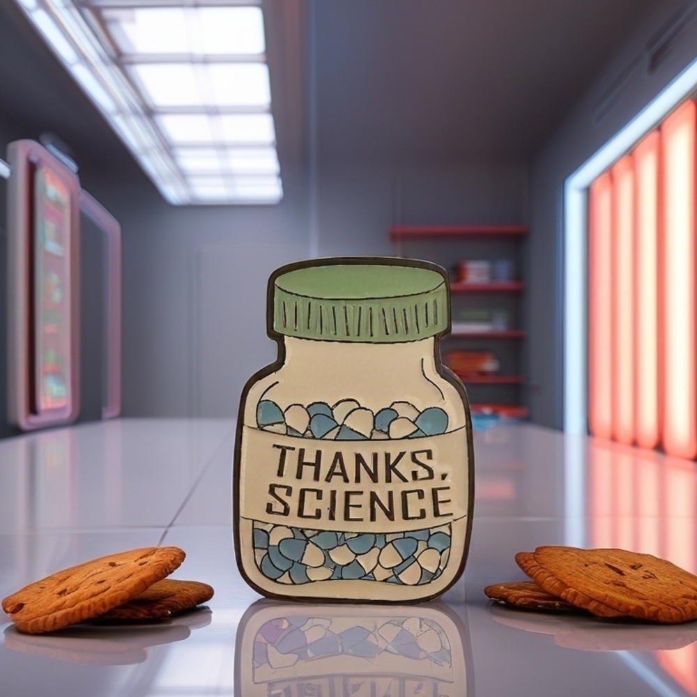 Thanks Science Enamel Pin